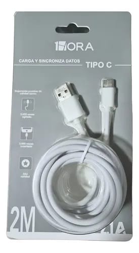 Cable tipo c 1HORA 2 metros